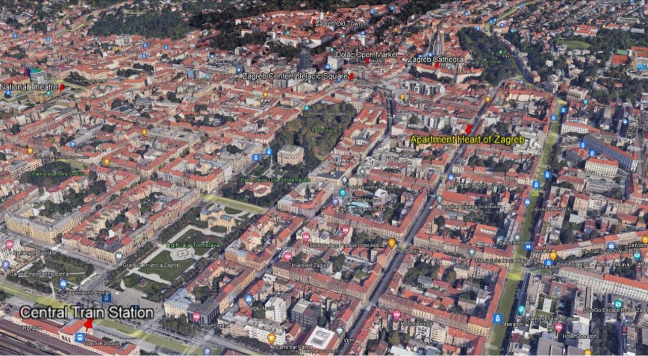 Apartment Heart Of Zagreb Exterior foto
